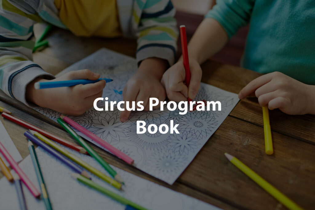 Circus Program Book